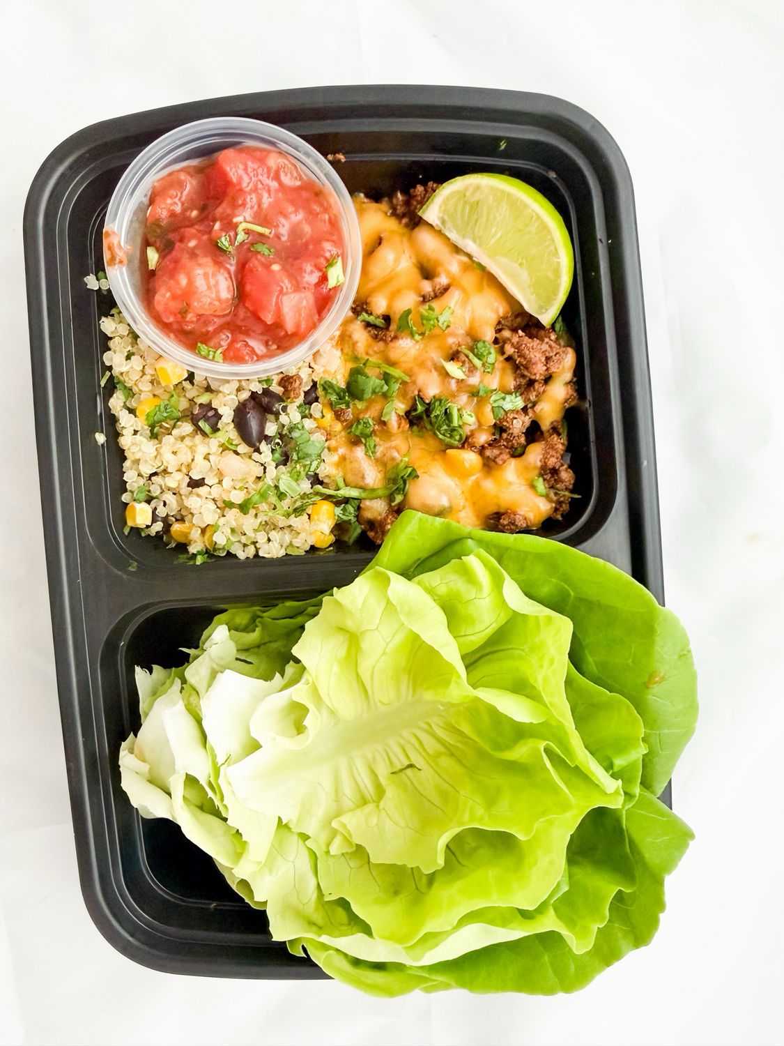 6oz Taco Beef Lettuce Wrap