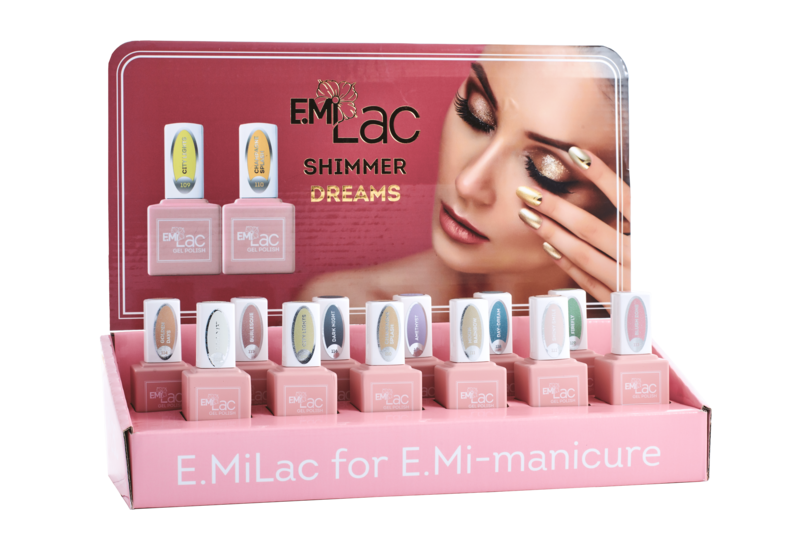 Set van 9 E.MiLac Shimmer Dreams