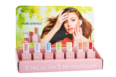Display E.MiLac Park Avenue Set van 5 kleuren