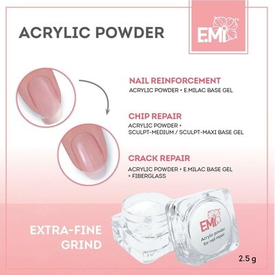 Acrylic Powder for nail repair, 2,5 g.