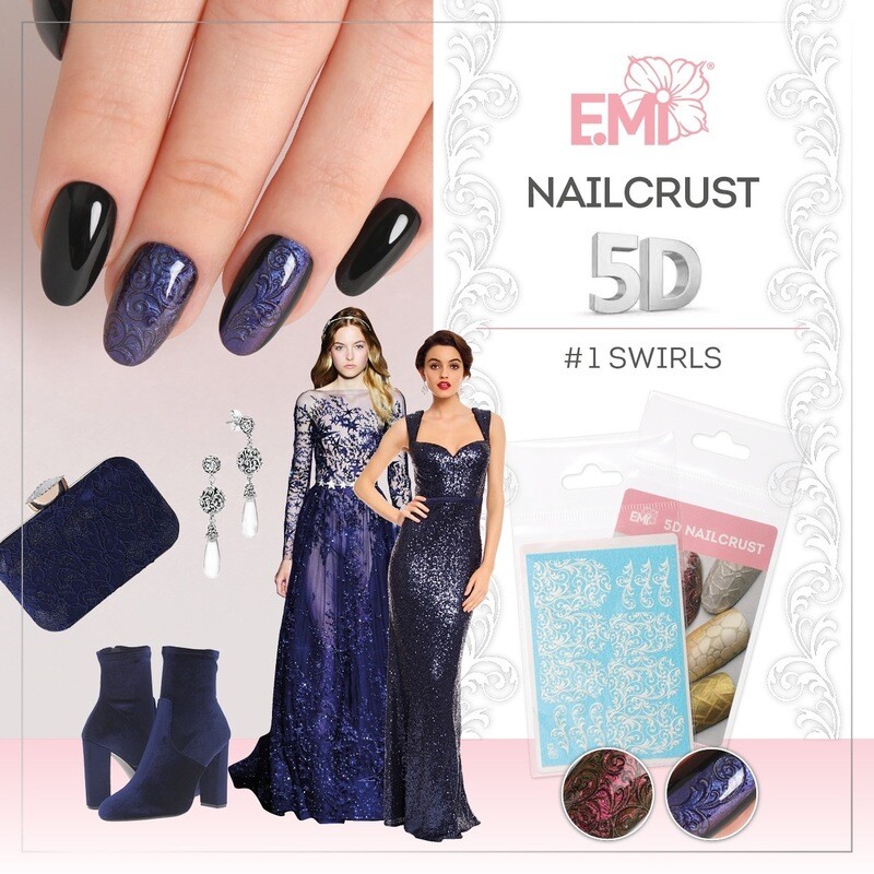 NAILCRUST 5D #1 Swirls