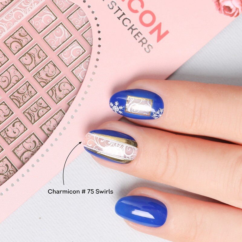 Charmicon Silicone Stickers #75 Swirl