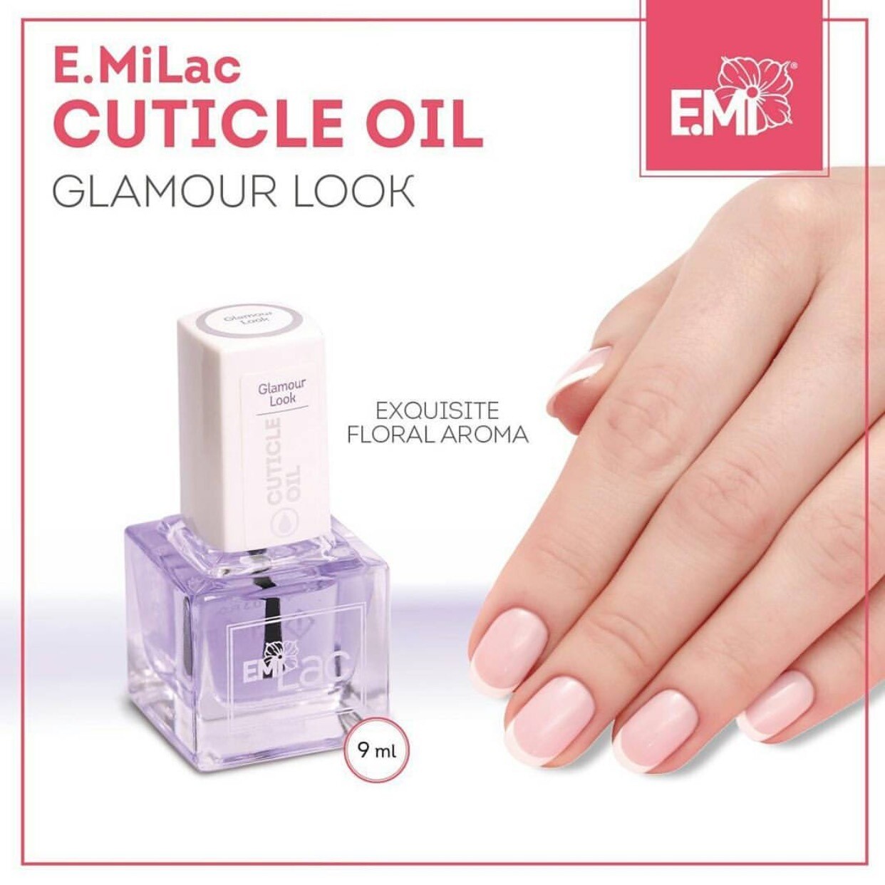 E.MiLac Cuticle Oil Glamour Look, 6/9/15 ml.