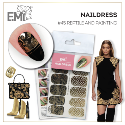 Naildress Slider Design #45 Reptile and Painting