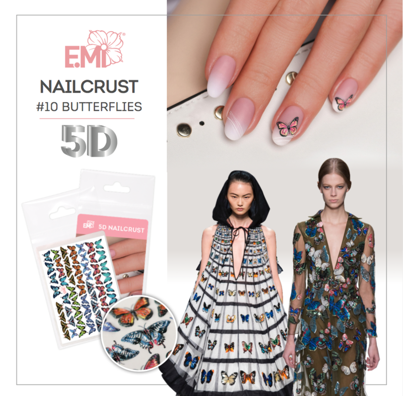 Nailcrust 5D #10 Butterflies