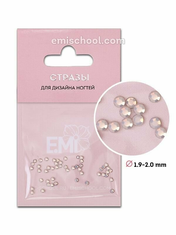 Rhinestones White Opal #6, 50 pcs
