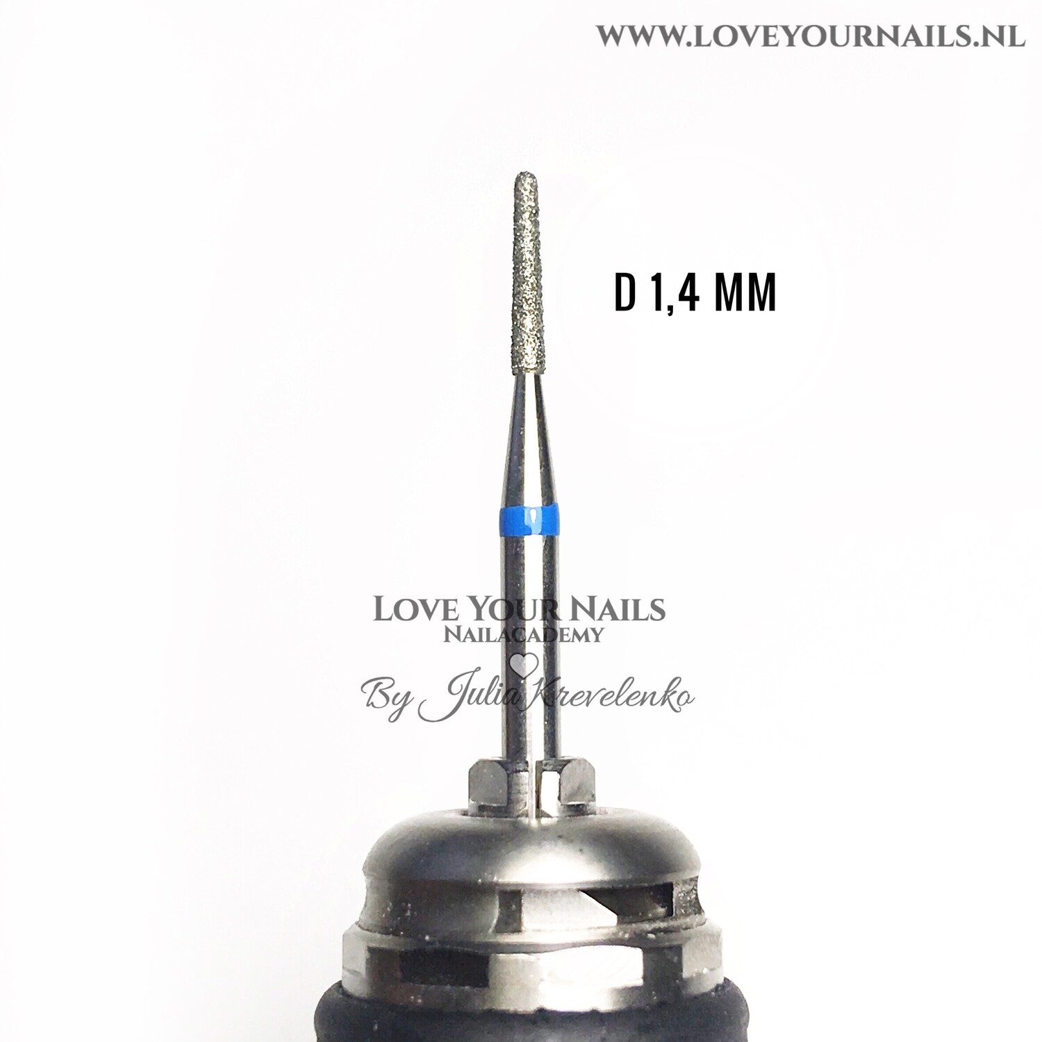 Diamond Cuticle Remover Bit - Cone, Size: d 1,4 mm