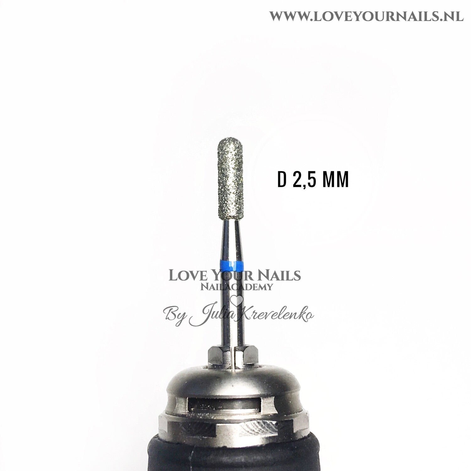 Diamant frees bit - cilinder taps toe 5,0mm, Size: d 2,5 mm