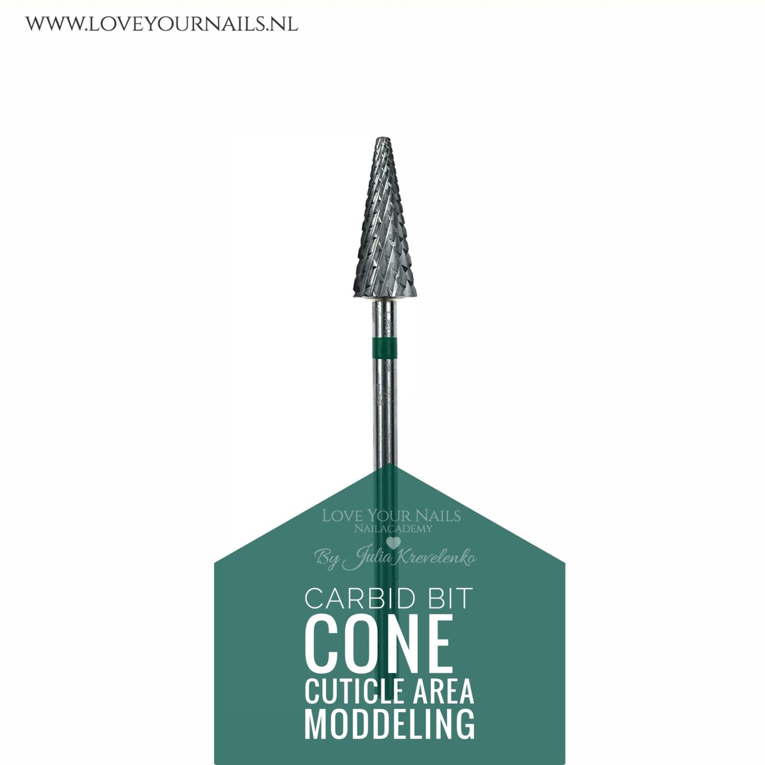 Carbid cone for cuticle area - medium