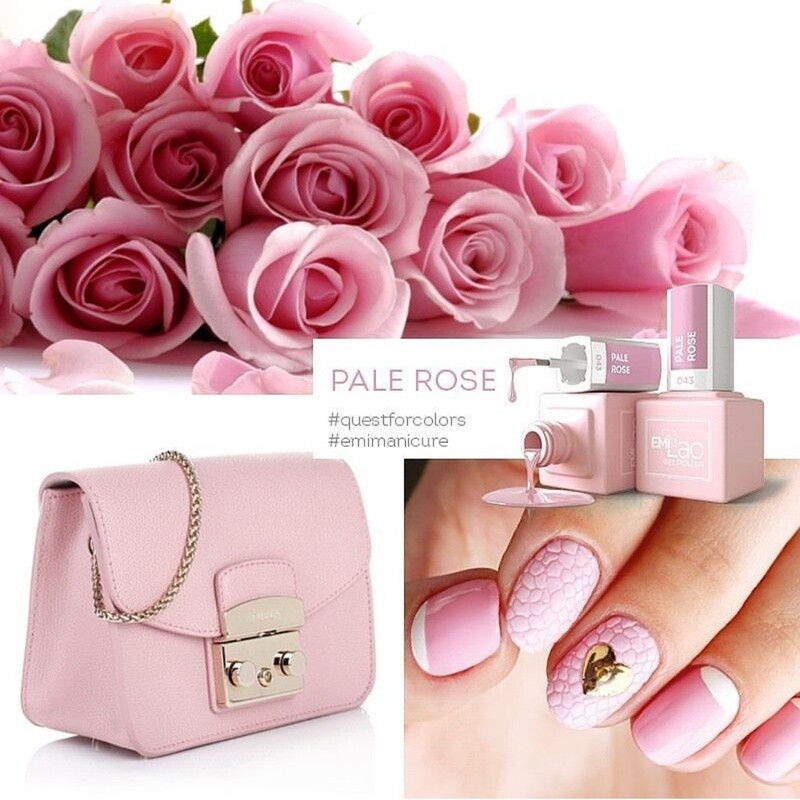 E.MiLac SE Pale Rose #043, 9 ml.