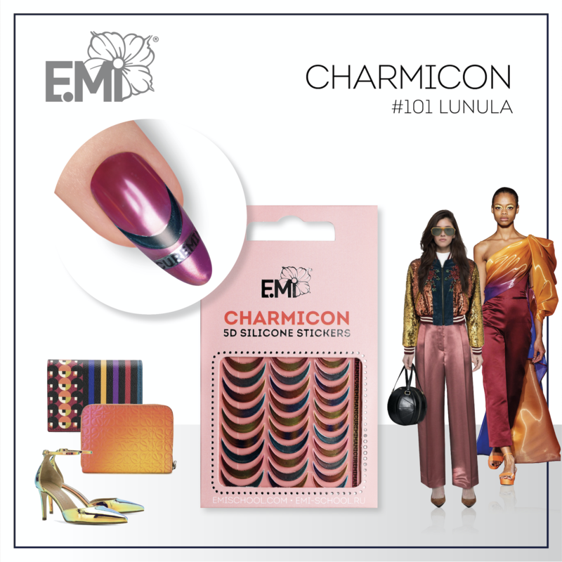 Charmicon Silicone Stickers #101 Lunula