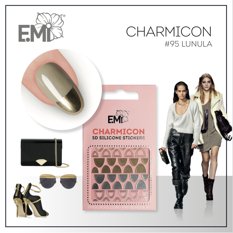 Charmicon Silicone Stickers #95 Lunula