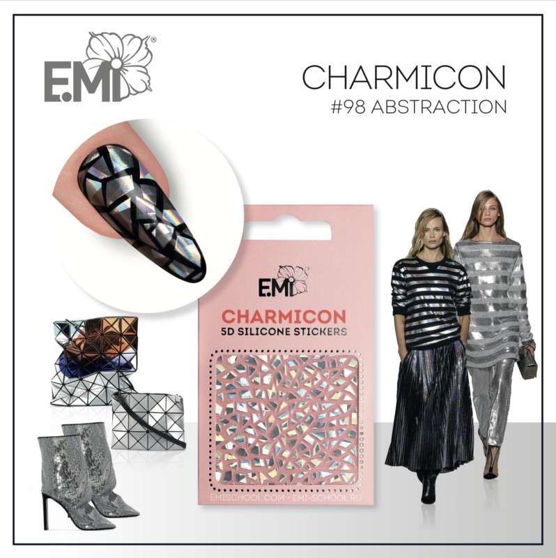 Charmicon Silicone Stickers #98 Abstraction