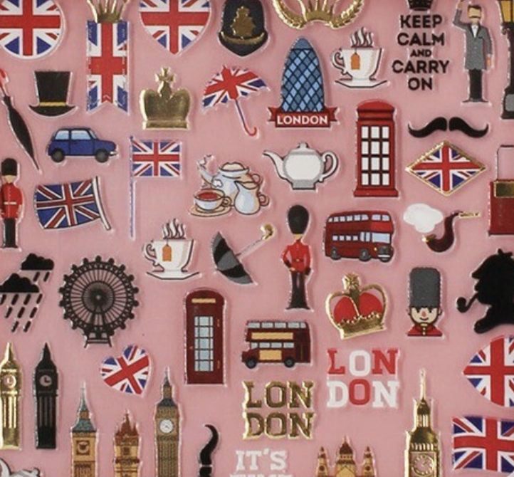 Charmicon Silicone Stickers England