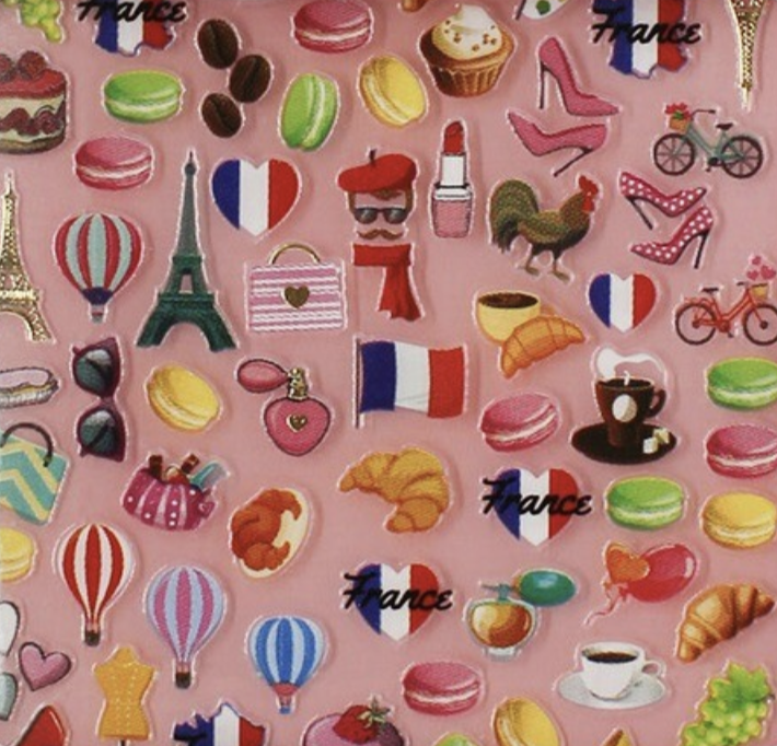 Charmicon Silicone Stickers France 1