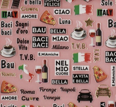 Charmicon Silicone Stickers Italy 2