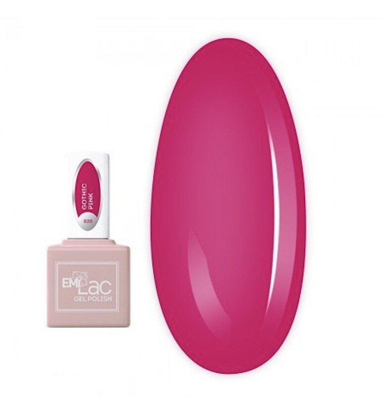 E.MiLac Gothic Pink #020, 9 ml.