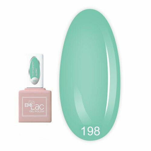 E.MiLac PR Turquoise Icing #198, 9 ml.