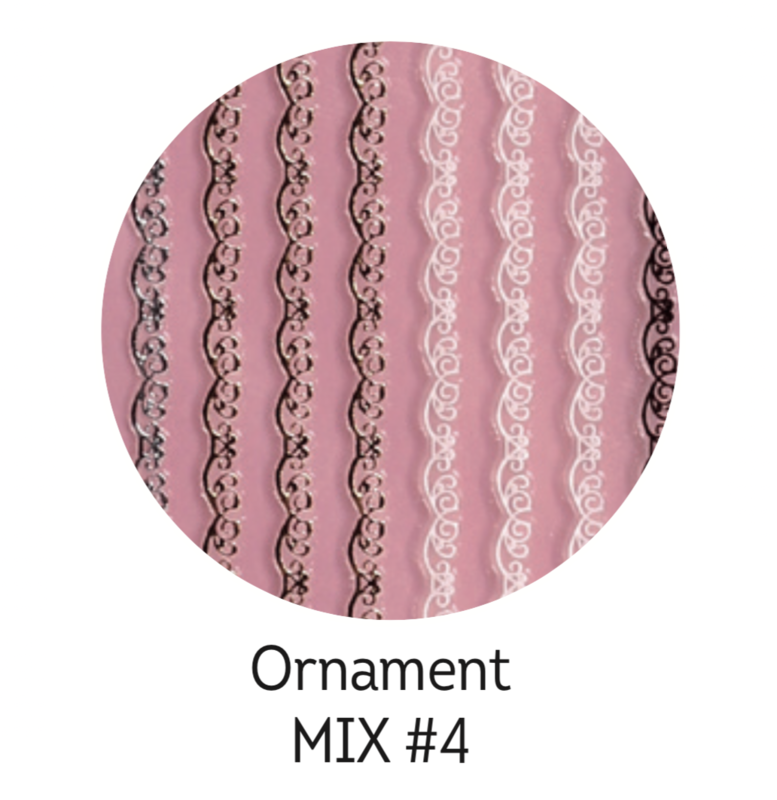 Charmicon Silicone Stickers Ornament MIX #4