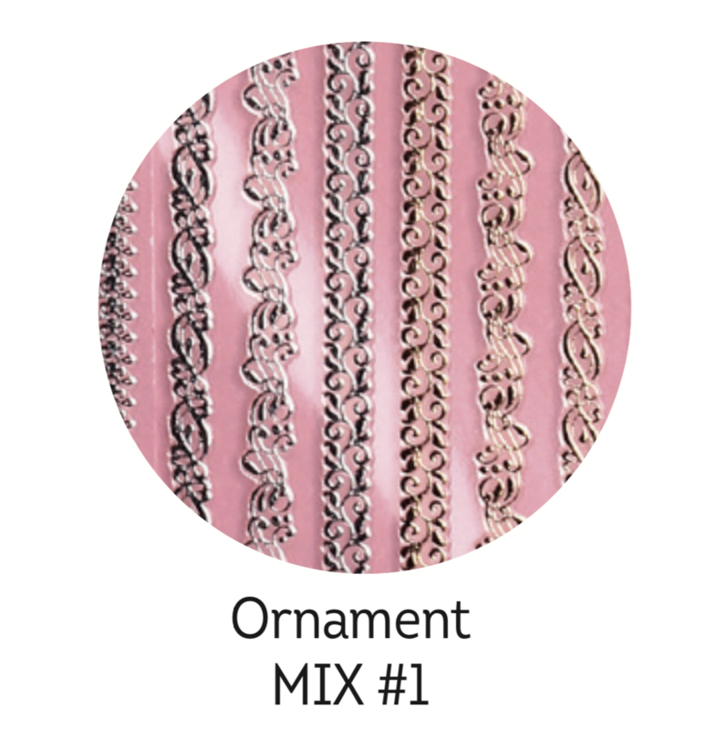 Charmicon Silicone Stickers Ornament MIX #1