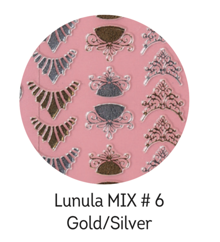 Charmicon Silicone Stickers Lunula MIX #6