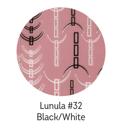 Charmicon Silicone Stickers Lunula #32 Black/White