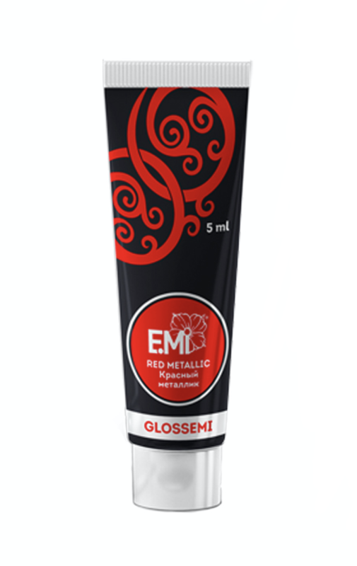 GLOSSEMI Red Metallic, 5 ml.