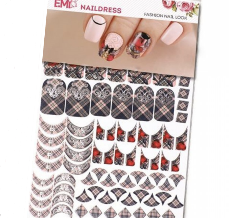 Naildress Slider Design Smoky Check