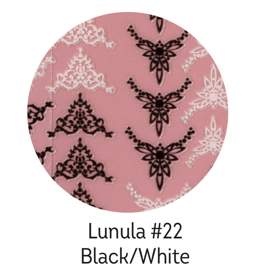 Charmicon Silicone Stickers Lunula #22 Black/White
