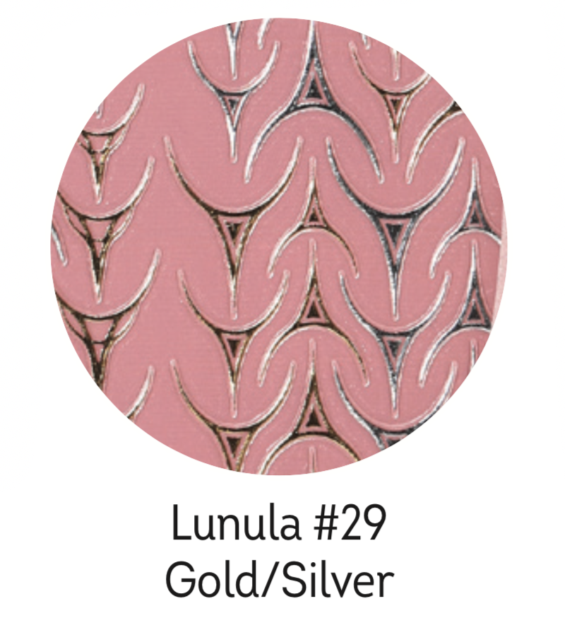 Charmicon Silicone Stickers Lunula #29 Gold/Silver