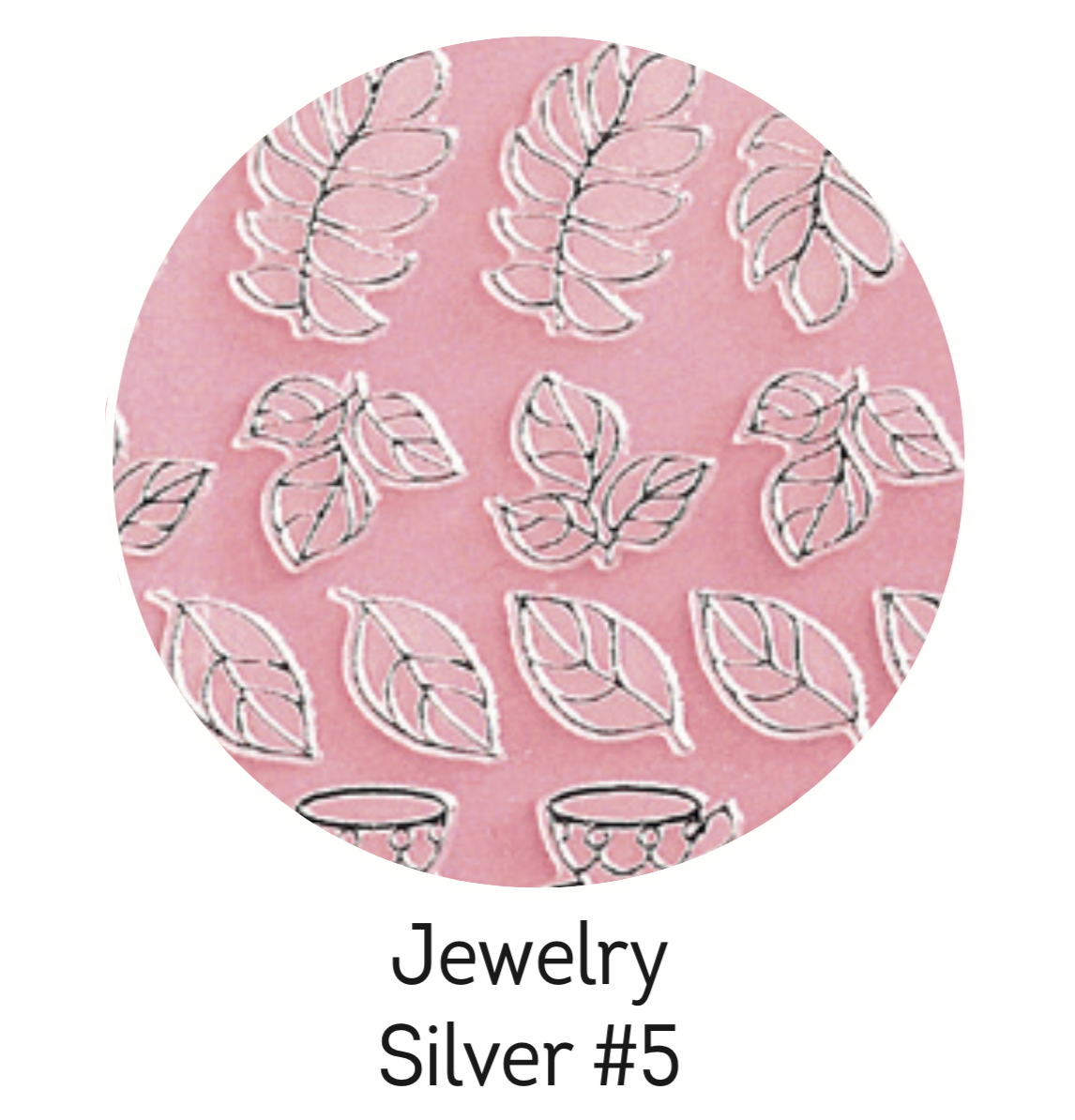 Charmicon Silicone Stickers Jewelry Silver #5