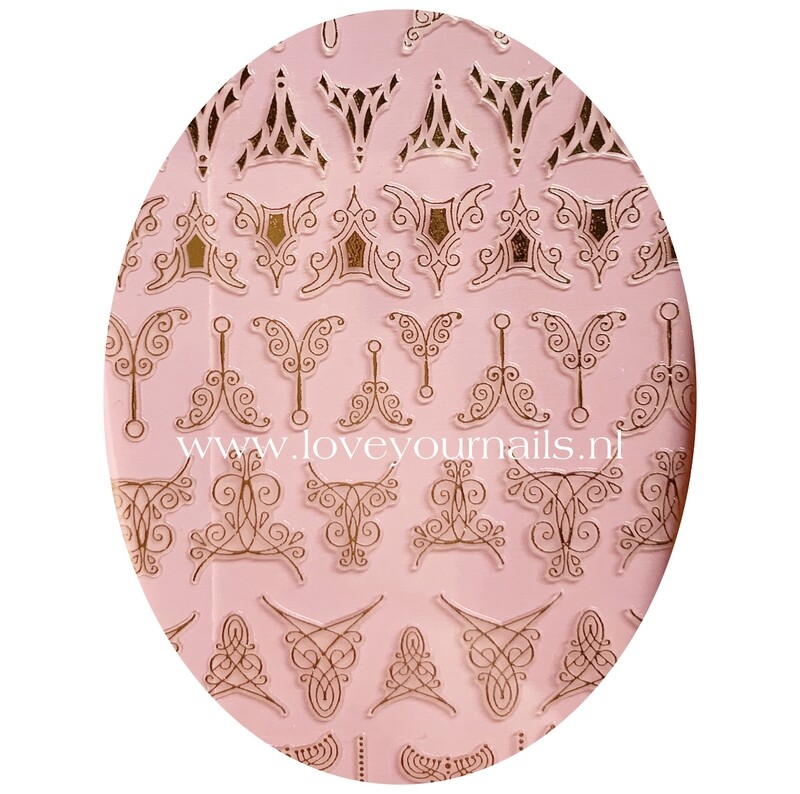 Charmicon Silicone Stickers Lunula Gold #4