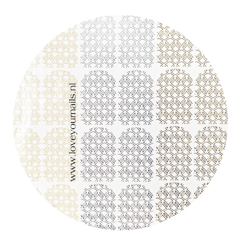 NAILCRUST Pattern Sliders Fleur #26