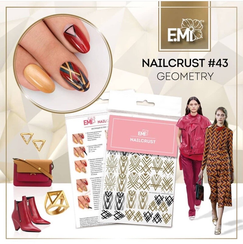 NAILCRUST Pattern Sliders #43 Geometry