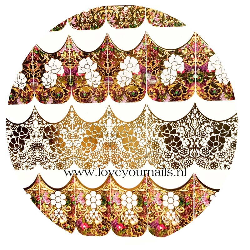 Naildress Slider Design for Gemty Gel Purple Silk