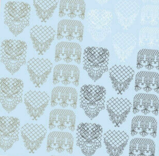 NAILCRUST Pattern Slider White #10