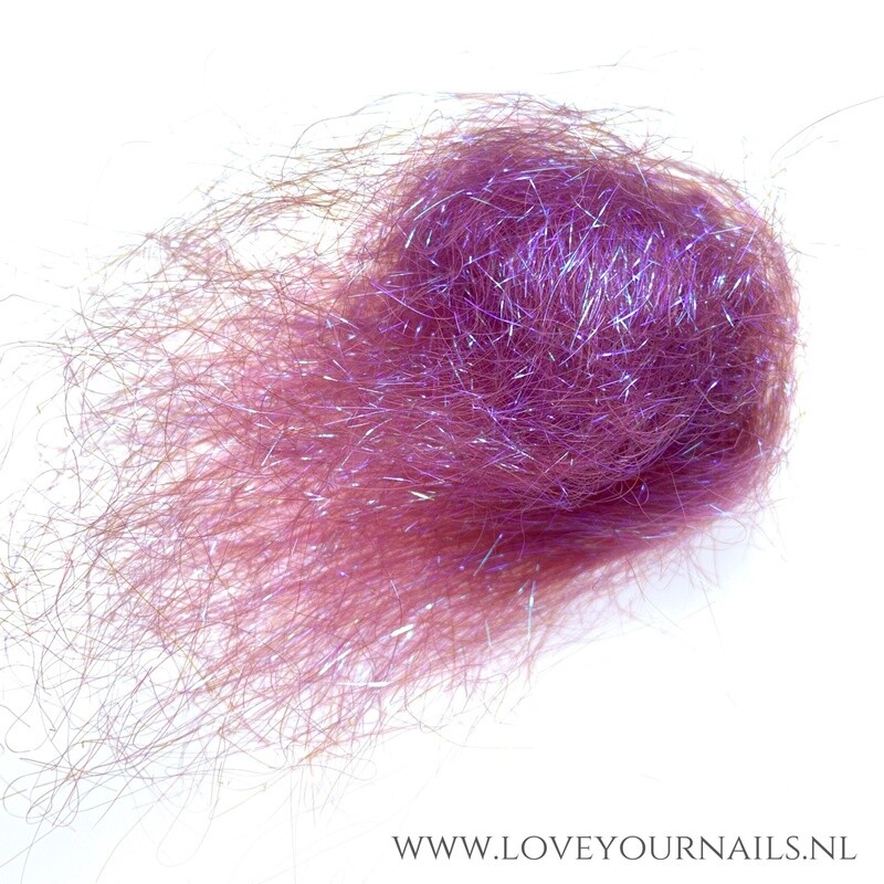 Pink-Violet micro fiber glitter