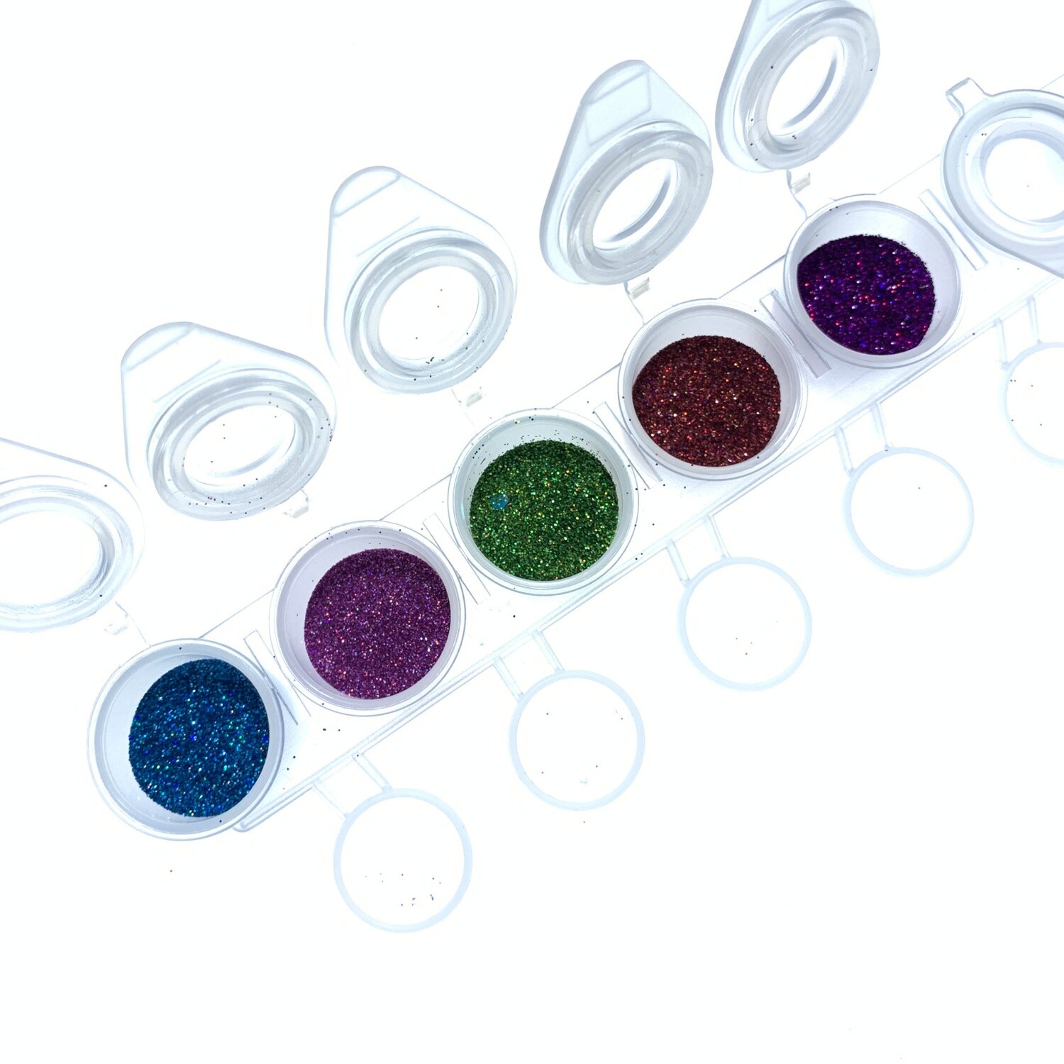 Holographic glitter set 4+1 Free + Jars set