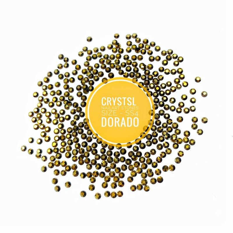 Crystal Stones  Dorado ss4, 100 pcs