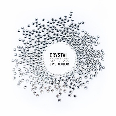 Crystal Stones Clear, 100 pcs