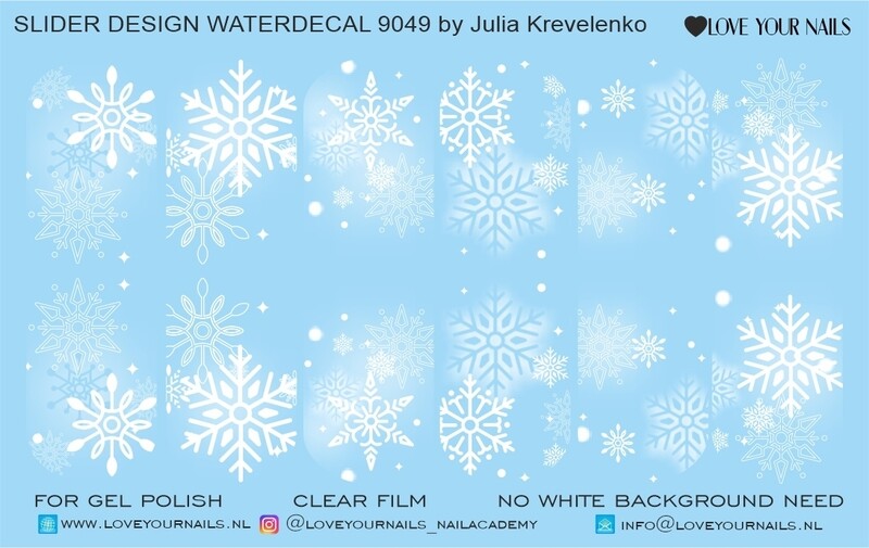 Snowflakes white 9049