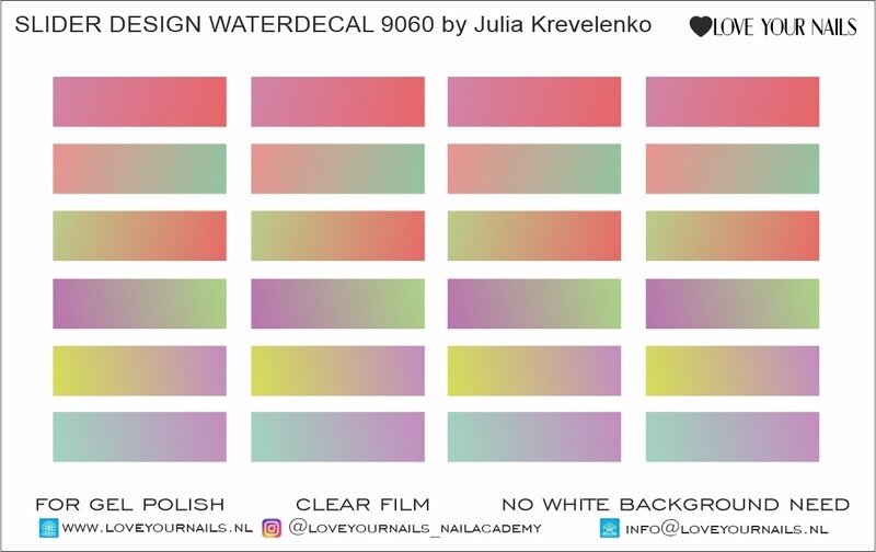 Ombre Gradient Colorboom Lines 9060