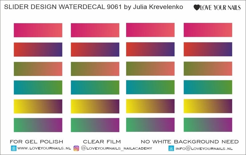 Ombre Gradient Colorboom Lines 9061