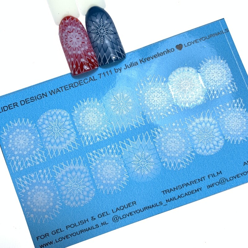 Snowflakes gradient 7111