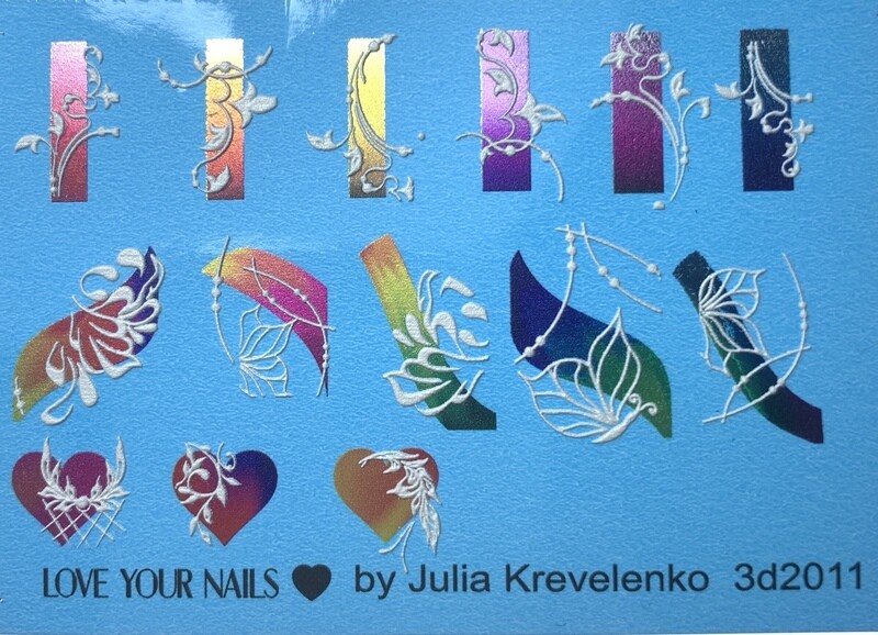 Curls with ombre foil 3D2011