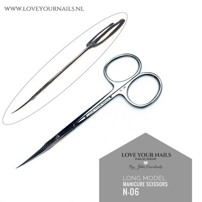 PRO Manicure scissors N-06 incl gratis hoesje!