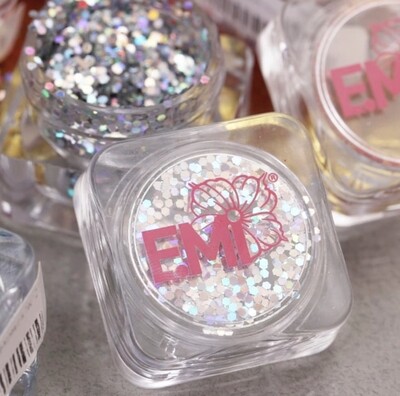 Glitters for mixed application