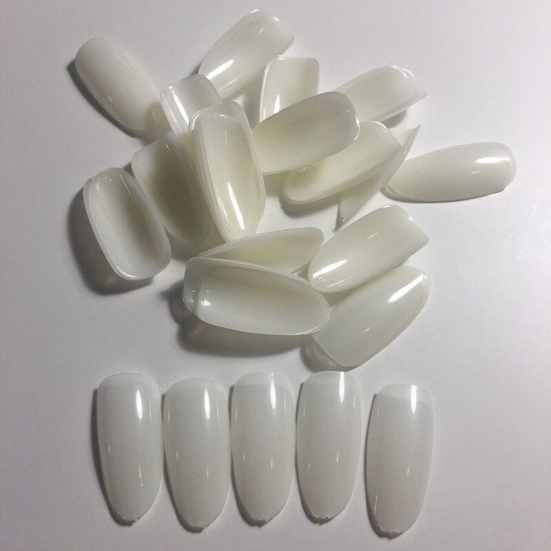 Oefentips voor de nailart, lang ovaal nr.1- 50 stuks