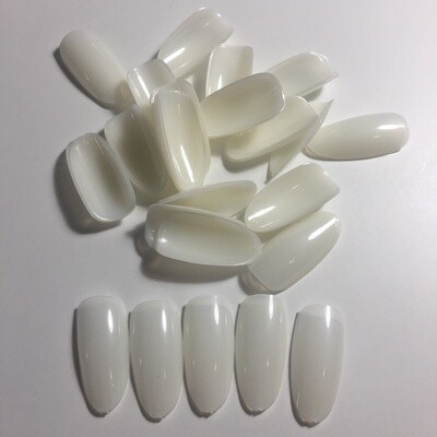 Oefentips voor de nailart, lang ovaal nr.1- 50 stuks