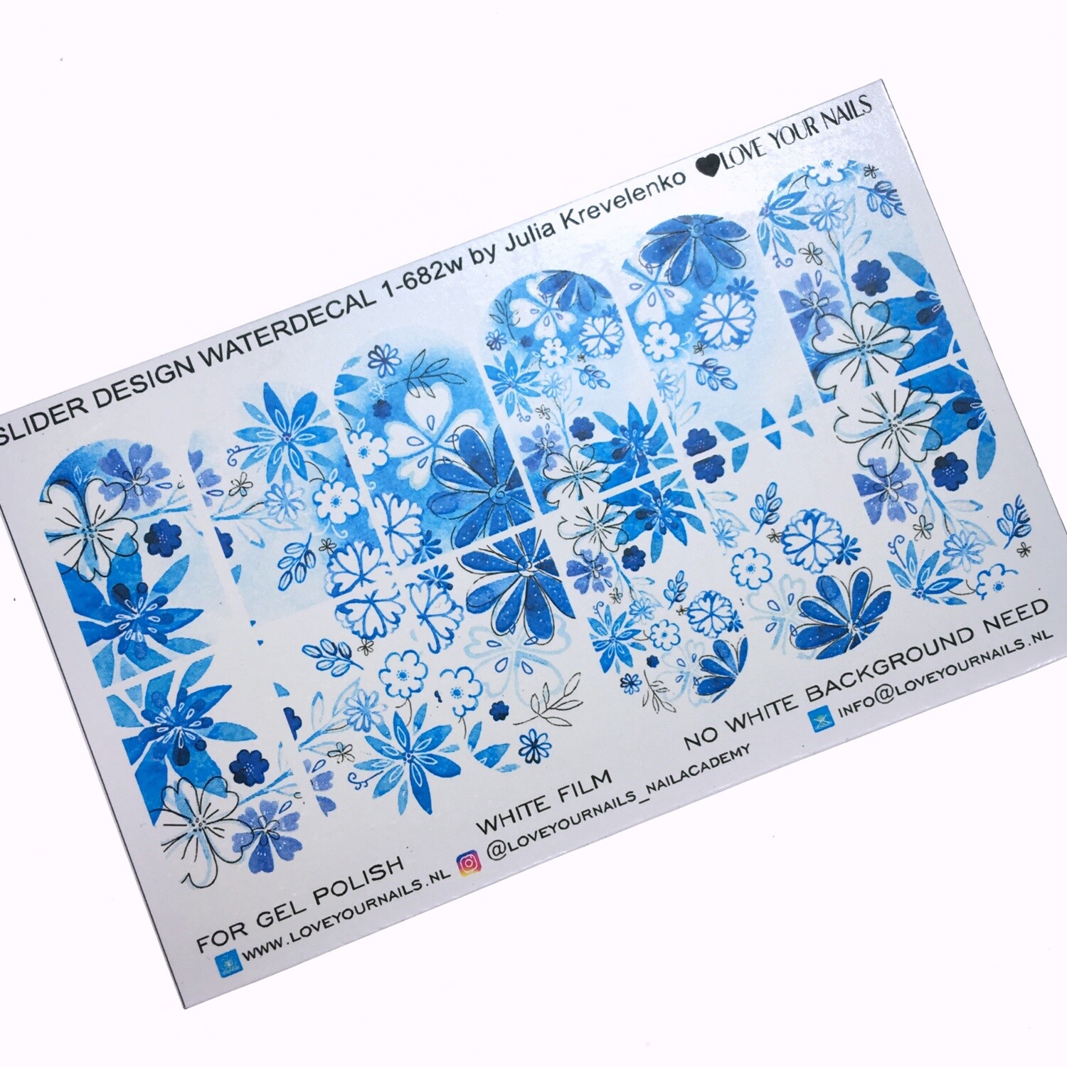 Blauwe bloemen 1-682